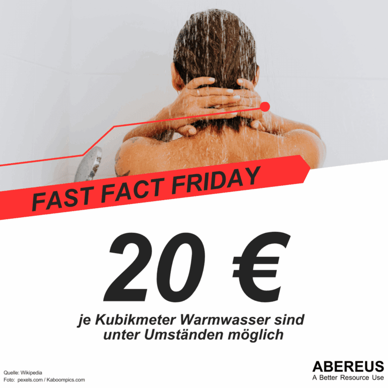 Auf dem Bild ist eine Frau von hinten unter einer Dusche. Sie hat ihre beiden Hände hinter dem Kopf, während Wasser auf sie tropft.